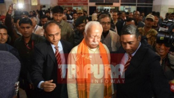 RSS Chief arrives in Communist ruled Tripura